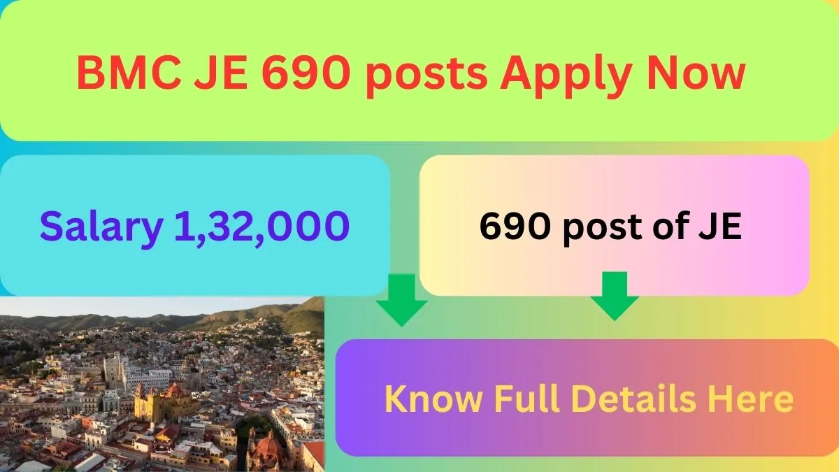 BMC JE 690 posts Apply Now